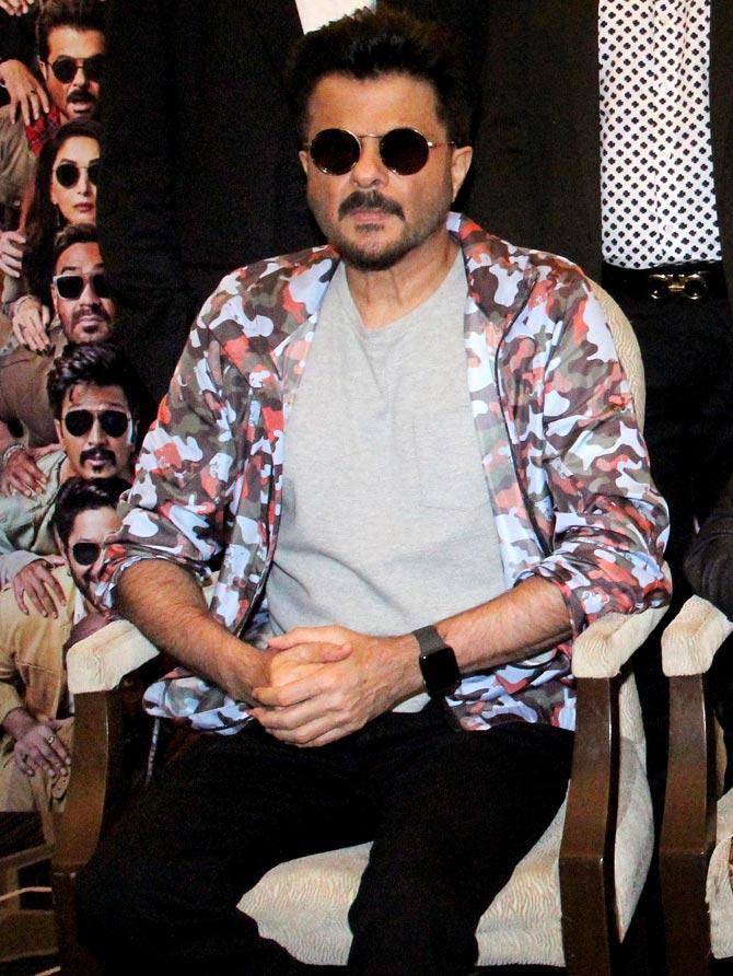 Earlier in the day, Ajay Devgn along with Anil Kapoor and other cast members attended a promotional event of Total Dhamaal in Bandra. Anil Kapoor in an interview talking about working with Madhuri Dixit Nene said, 