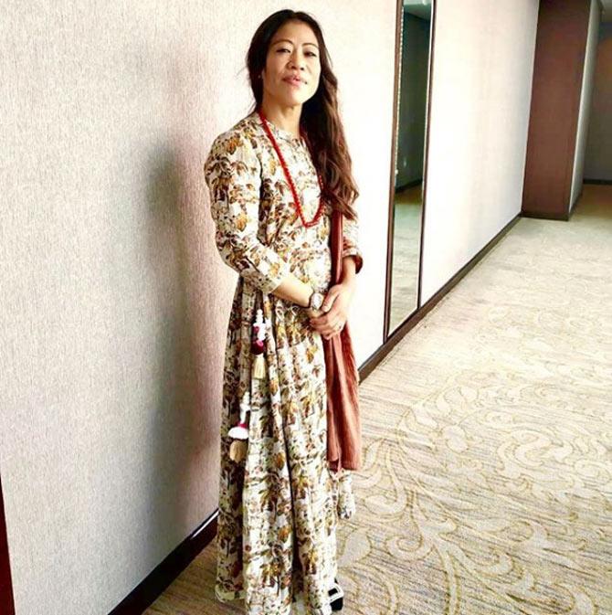 Mary Kom shared this image and captioned, 