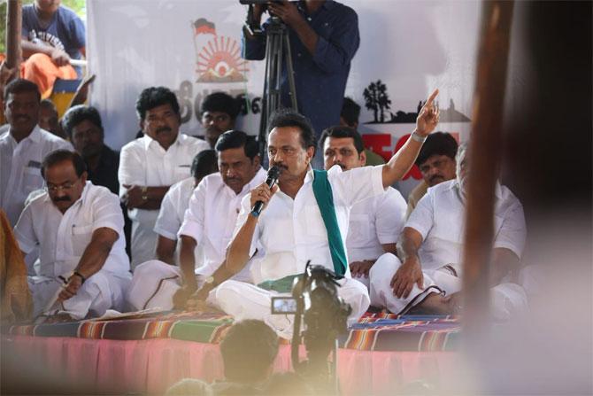 MK Stalin is the working president for Dravida Munnetra Kazhagam (DMK), which was founded by his late father Kalaignar M. Karunanidhi. He was named after the Soviet revolutionary leader and politician Joseph Stalin, who died four days after he was born.