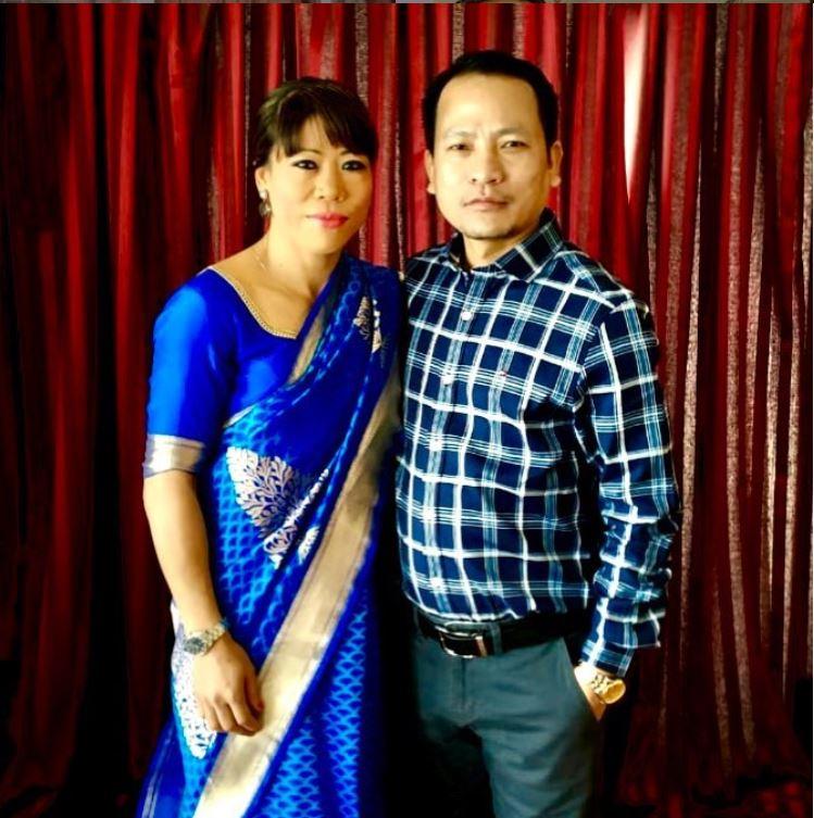 Mary Kom's parents were tenant farmers who worked in Jhum fields, she had a poor upbringing and helped her parents in day-to-day activities. Mary Kom's passion for boxing came from watching her father, who was a semi-professional wrestler in her younger days. 
Mary Kom posted this sweet picture with her hubby Onler and wrote, 