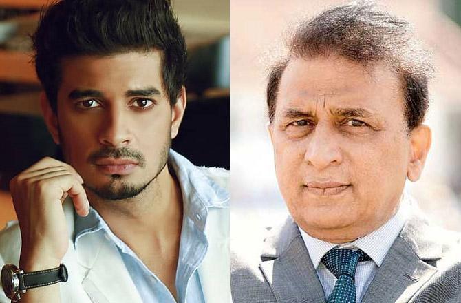 Tahir Raj Bhasin and Sunil Gavaskar
