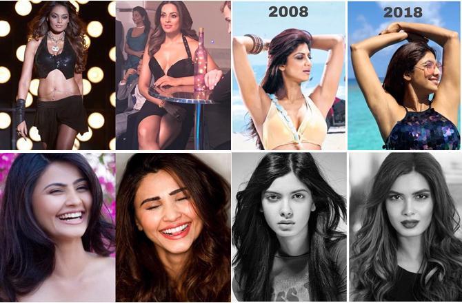 Bollywood celebrities go ga-ga posting with the #10YearsChallenge:
While a lot of social media users are in a frenzy uploading their 10 years before and after images, Bollywood celebrities are not far away. Bipasha Basu, Diana Penty, Daisy Shah, Sagarika Ghatge, Akshay Kumar and Dia Mirza are few of the many Bollywood celebs who have posted the #10yearchallenge photos on the internet. 
