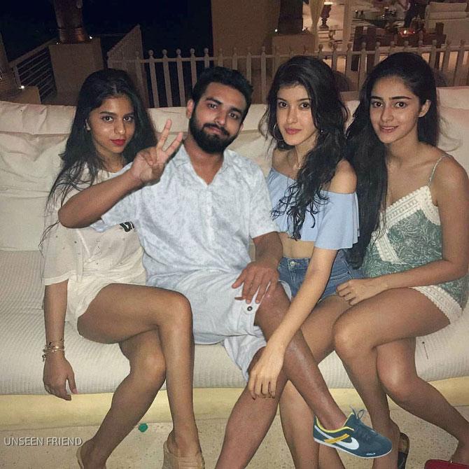 The Unseen friend 'parties' with all Bollywood star kids and that is evident with the photos he posts. Check out this picture and the next two. He wrote, 