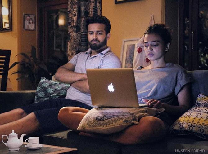 With Anurag Kashyap: You don't hurt the people you love. But @anuragkashyap10 you've hurt me by deleting my scene from the movie. Intentionally. Why bro? #unseenMihir #LustStories #Netflix #DeletedScene (sic)
