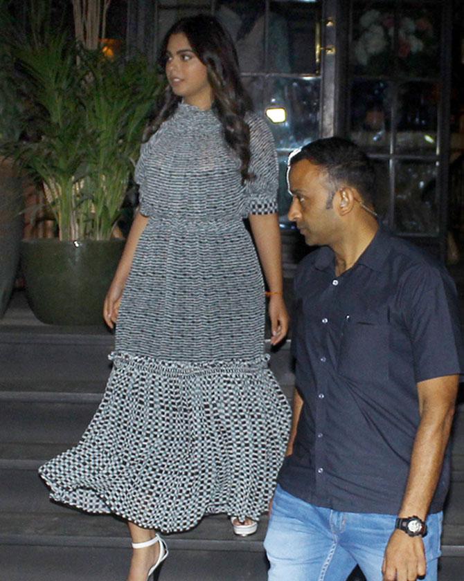 Mukesh Ambani's daughter Isha Ambani Piramal was spotted at Soho House in Juhu, Mumbai