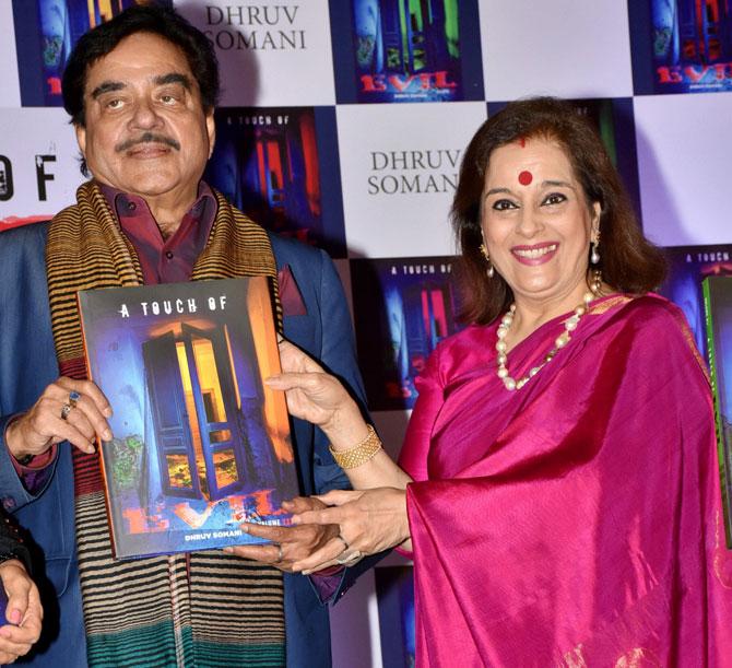 Shatrughan Sinha's wife Poonam also accompanied him at the book launch. During the book launch, the veteran actor joked that he was fortunate that his name had not popped up in the 