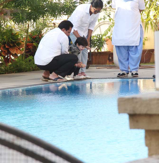 In spite of all the media attention, Taimur Ali Khan remains blissfully uncorrupted. Yes, he loves the flashbulbs and the media attention but he is a force that the photographers cannot do without.