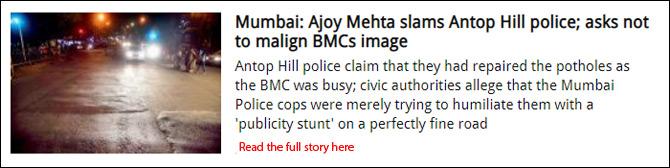 Mumbai: Ajoy Mehta slams Antop Hill police; asks not to malign BMCs image