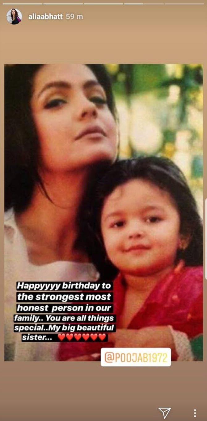 Alia Bhatt wishes Pooja Bhatt
