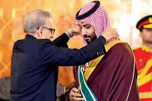 Pakistan confers highest civilian honour on Saudi crown prince