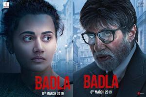 Amitabh Bachchan and Taapsee Pannu look intense in Badla posters