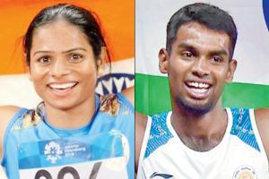 Favourites Dutee Chand, Dharun deliver gold at Indian GP-2