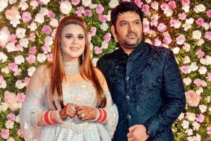 Kapil Sharma hosts a wedding reception in New Delhi