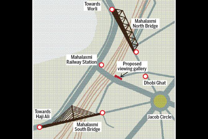 The authorities will build a cable stayed bridge resembling the Bandra-Worli Sea Link towards Haji Ali, and a semi-through girder bridge like the Howrah Bridge in Kolkata towards Worli. Graphic/Uday Mohite