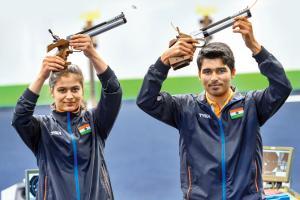 ISSF World Cup: Manu Bhaker, Saurabh Chaudhary win gold