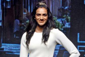 PV Sindhu dazzles in a short white dress at Lakme Fashion Week