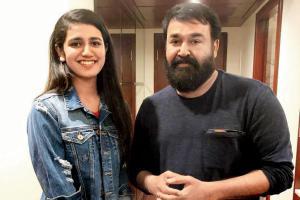 Priya Varrier has fangirl moment on meeting south superstar Mohanlal