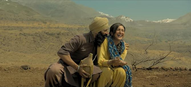 Akshay and Parineeti in Kesari