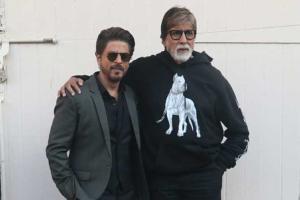 Amitabh, SRK shoot for a special video for their upcoming film Badla!