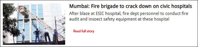 Mumbai: Fire brigade to crack down on civic hospitals