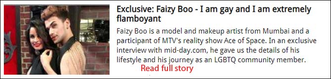 Exclusive: Faizy Boo - I am gay and I am extremely flamboyant