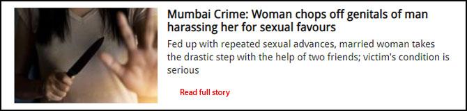 Mumbai Crime: Woman chops off genitals of man harassing her for sexual favours