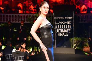 Kareena Kapoor Khan on the ramp at Lakme Fashion Week, 2019 (Picture courtesy/Shadab Khan)
