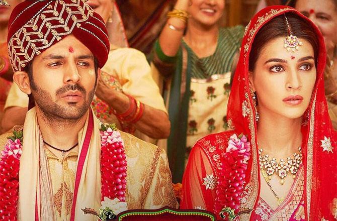 Kartik Aaryan and Kriti Sanon