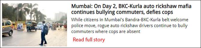 Mumbai: On Day 2, BKC-Kurla auto rickshaw mafia continues bullying commuters, defies cops