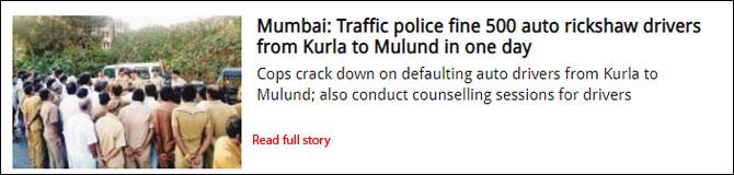 Mumbai: Traffic police fine 500 auto rickshaw drivers from Kurla to Mulund in one day