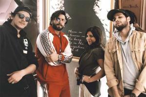 Zoya Akhtar paid a surprise visit to theaters along with her Gully Boys