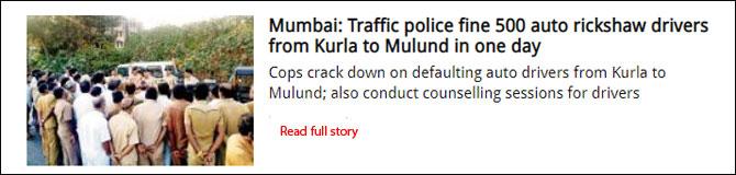 Mumbai: Traffic police fine 500 auto rickshaw drivers from Kurla to Mulund in one day