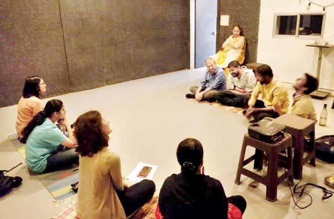 A workshop-cum-sharing session with Dalit artistes, filmmakers and researchers