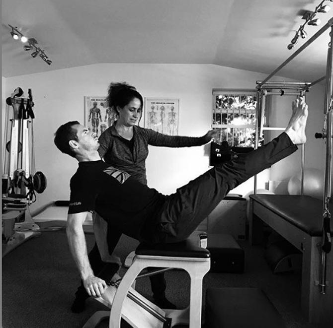Andy Murray is a hard trainer and we all know that. He shared this picture from one of his training sessions and wrote, 