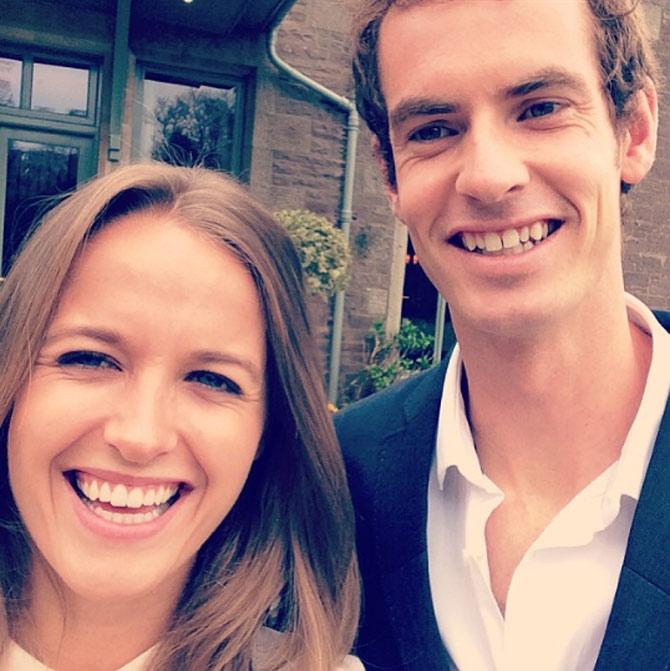 Andy Murray began dating Kim Sears, daughter of Nigel Sears, in 2005. Their engagement was announced in November 2014, and they married on 11 April 2015 at Dunblane Cathedral in his home town, with the reception at his Cromlix House hotel (Andy Murray's father also remarried at the venue the following year). The couple have two daughters.