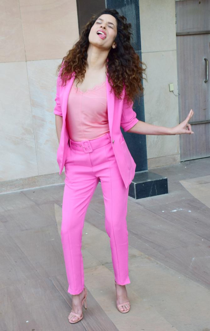 TV actress Ankita Lokhande is all geared up for her Bollywood debut Manikarnika: The Queen Of Jhansi. The actress was spotted at a plush hotel in Juhu, where she was promoting the film.