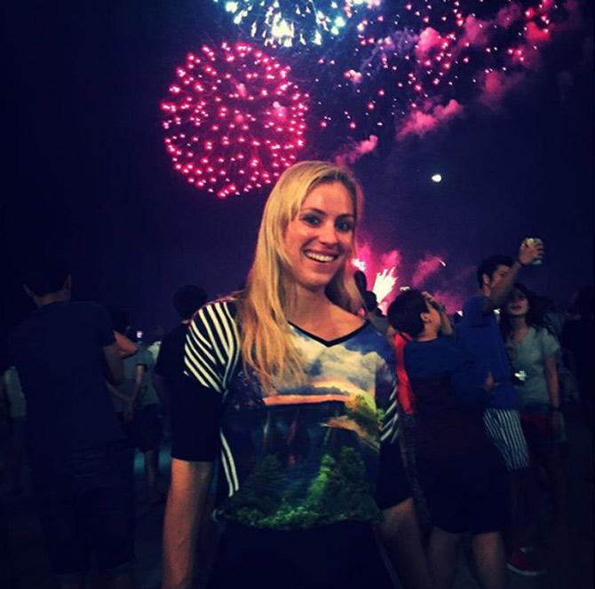 Angelique Kerber is a major football fan and her favourite club is Bayern Munich.