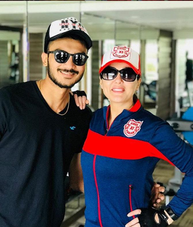 On June 20, 2016, Axar Patel moved to 13th place in ICC ODI rankings after he took three wickets in a match against Zimbabwe, Axar Patel was just three places behind India's highest ranked bowler Ravichandran Ashwin at the time.
In pic: Axar Patel posted this picture of himself with Preity Zinta during a gym session and captioned it, 