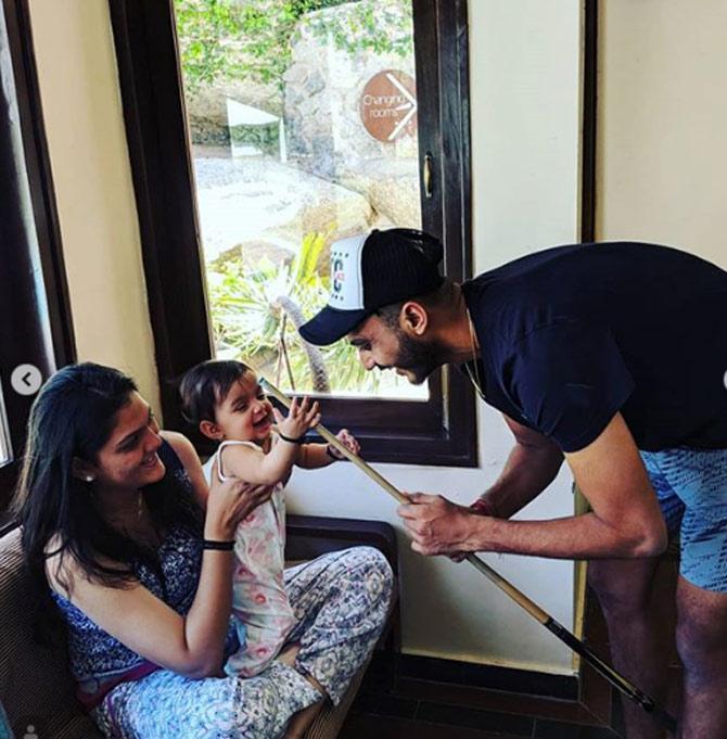 Axar Patel posted this picture and captioned, 