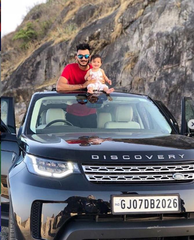 Axar Patel posted this picture captioned, 