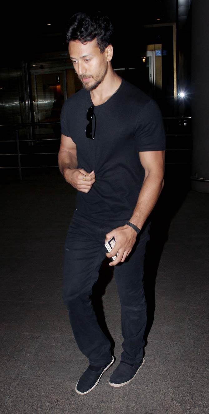 Airport diaries Tiger Shroff Disha Patani Zareen Khan return from their vacation