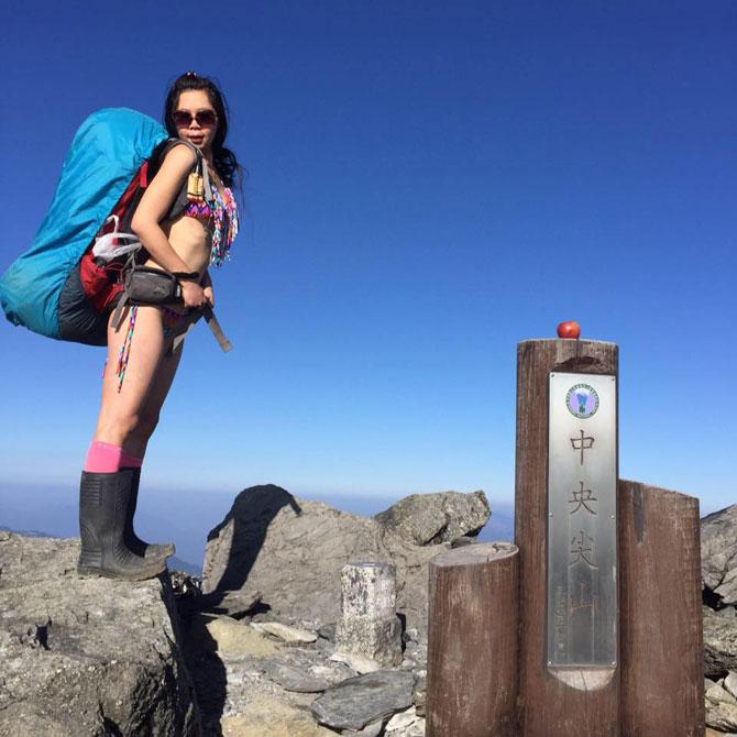 In an interview with local channel FTV last year, Gigi Wu said she had scaled more than 100 peaks in four years. 