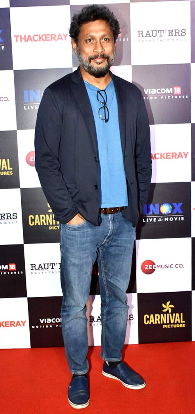 October director Shoojit Sircar also attended the special screening of Thackeray.