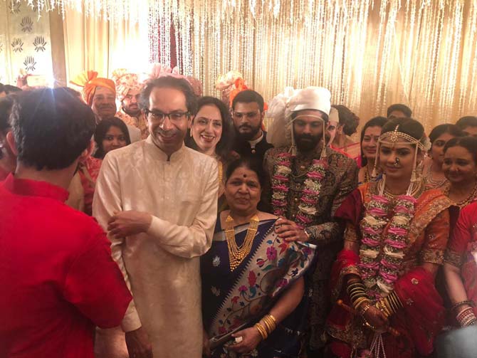 Raj Thackeray's cousin and Shiv Sena chief Uddhav Thackeray also attended the ceremony.