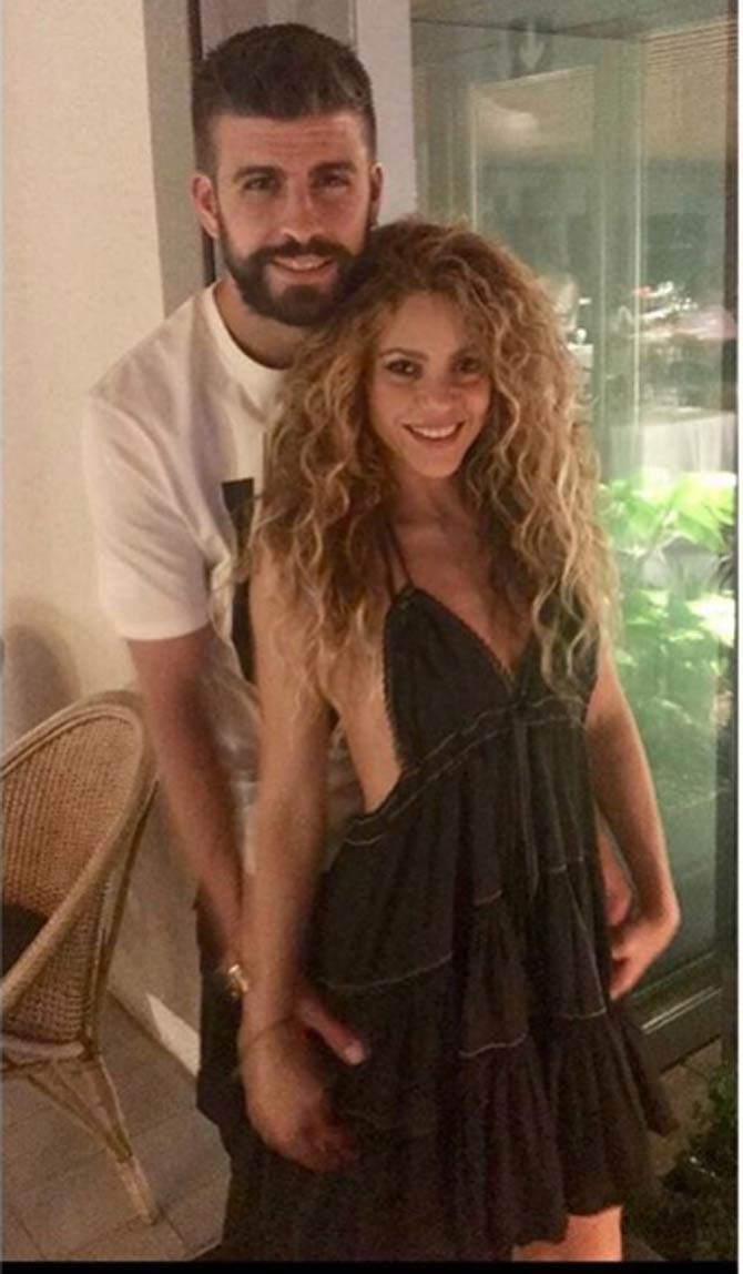 Gerard Pique and Shakira enjoying one of their many date nights again.