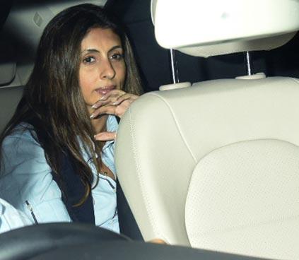 Shweta Bachchan Nanda also attended Simmba success bash at Karan Johar's residence in Bandra.