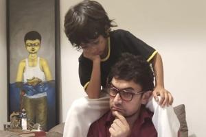 Like father, like son! Aamir and Azad Rao Khan lost in deep thoughts
