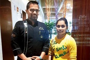 Dipa Karmakar enjoys a 'Champions Diet' at a hotel in Juhu