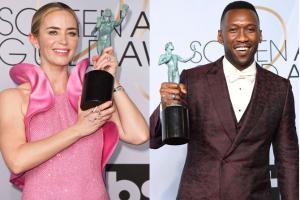 SAG Awards: Emily Blunt and Mahershala Ali win for supporting roles