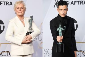 SAG Awards 2019: Glenn Close and Rami Malek win big